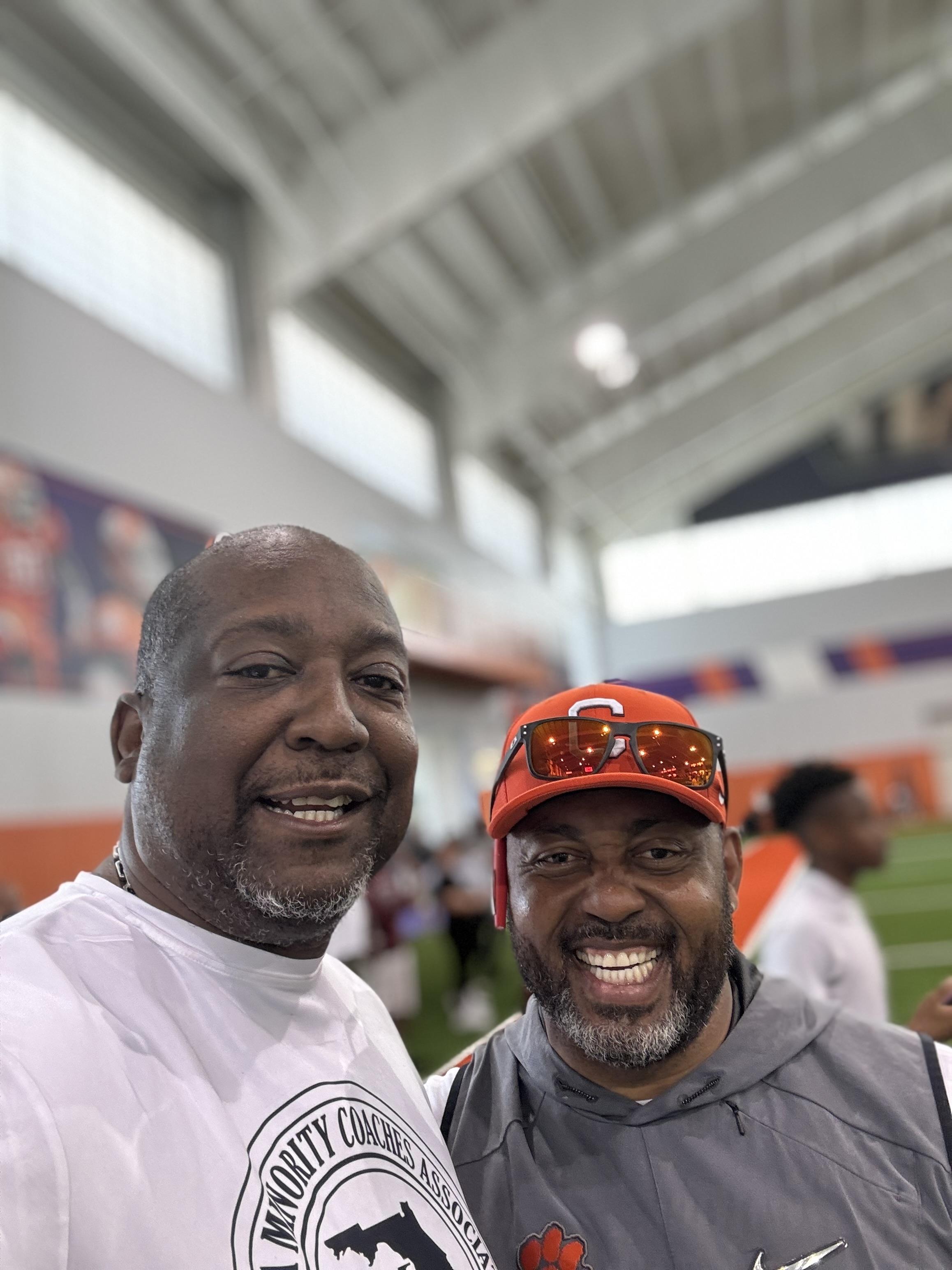 At a coaching community event