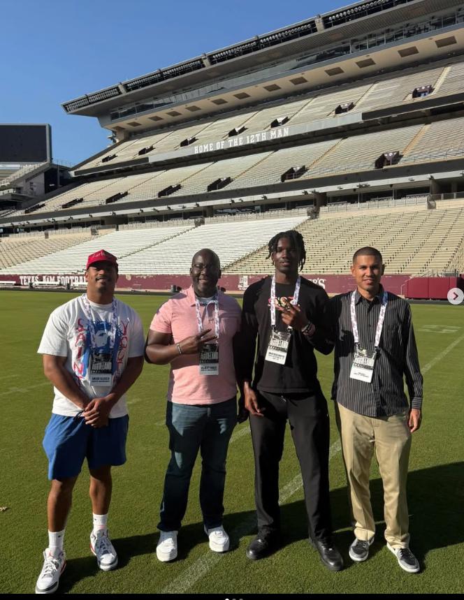 Stadium visit with student-athletes