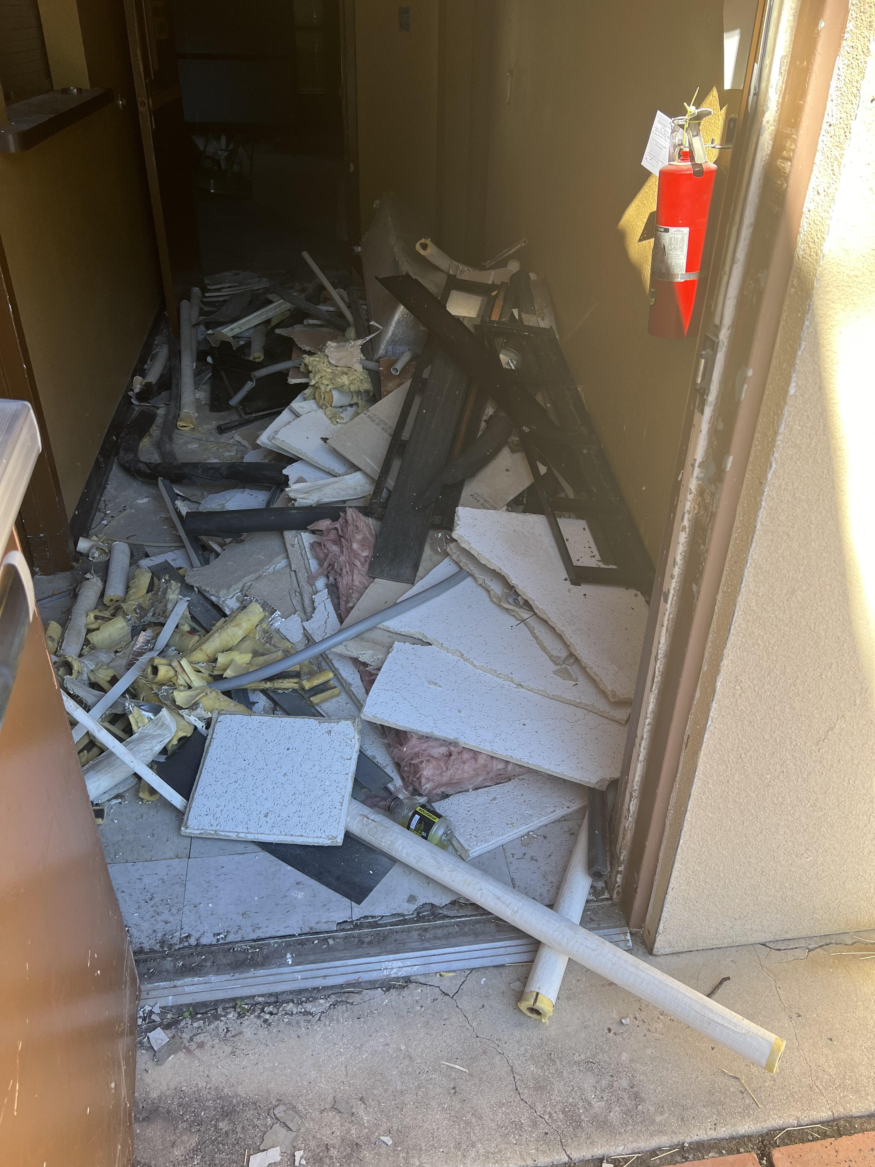 Interior renovation progress