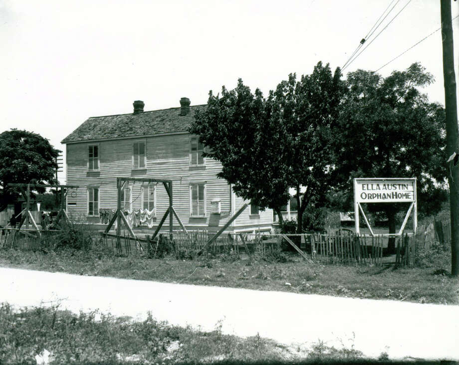 Historic photograph of the Ella Austin Orphan Home